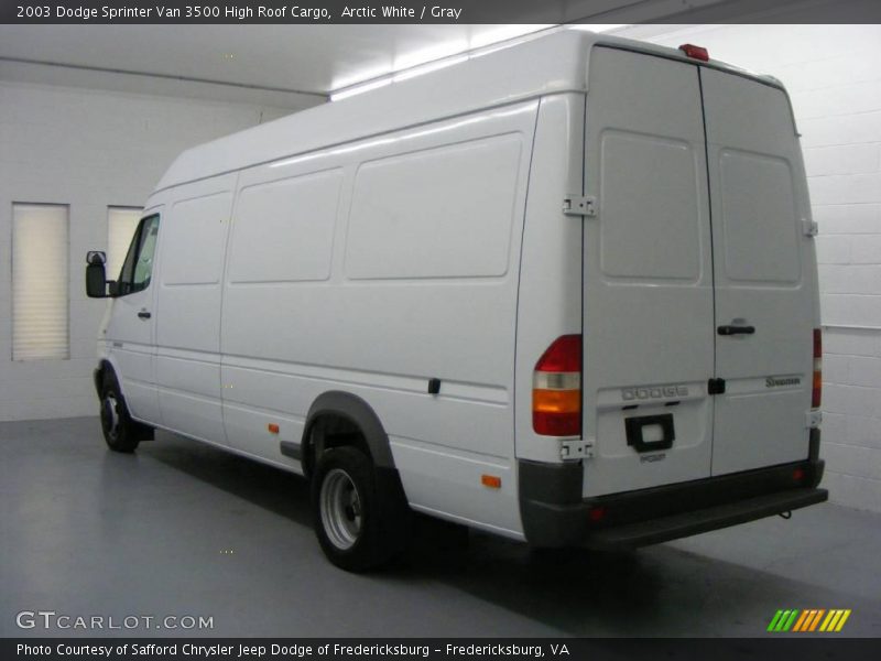 Arctic White / Gray 2003 Dodge Sprinter Van 3500 High Roof Cargo