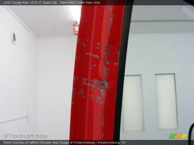 Flame Red / Dark Slate Gray 2002 Dodge Ram 1500 ST Quad Cab