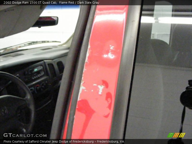 Flame Red / Dark Slate Gray 2002 Dodge Ram 1500 ST Quad Cab