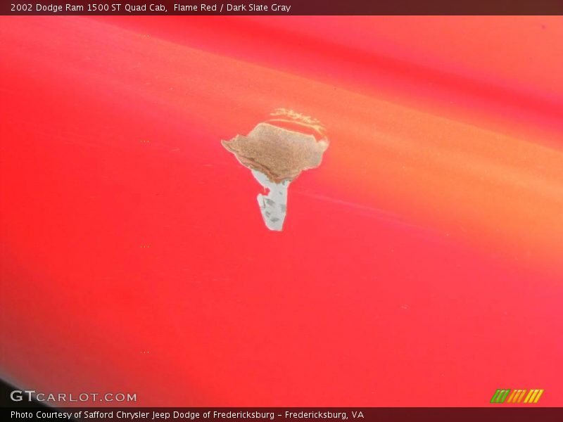 Flame Red / Dark Slate Gray 2002 Dodge Ram 1500 ST Quad Cab