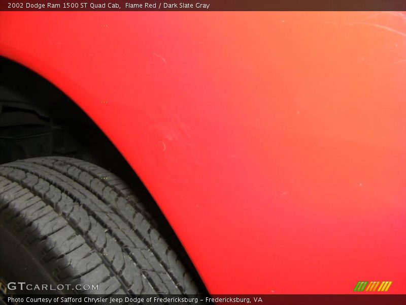 Flame Red / Dark Slate Gray 2002 Dodge Ram 1500 ST Quad Cab