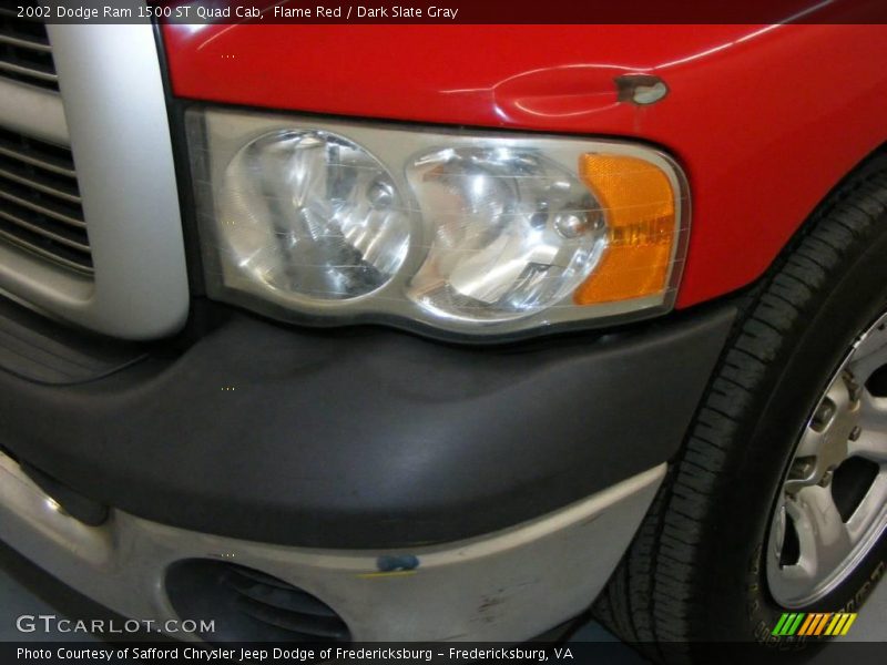 Flame Red / Dark Slate Gray 2002 Dodge Ram 1500 ST Quad Cab