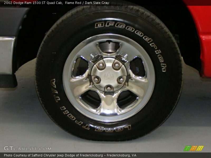 Flame Red / Dark Slate Gray 2002 Dodge Ram 1500 ST Quad Cab