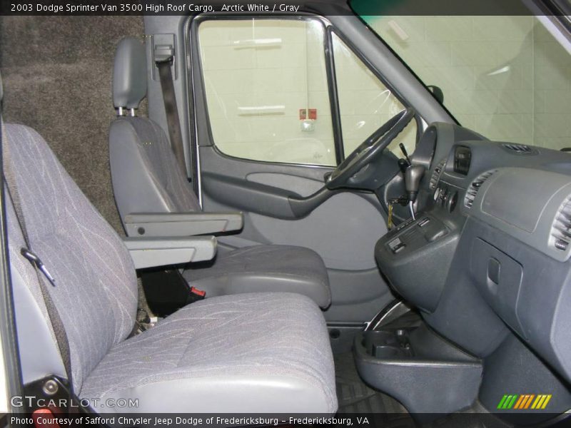 Arctic White / Gray 2003 Dodge Sprinter Van 3500 High Roof Cargo