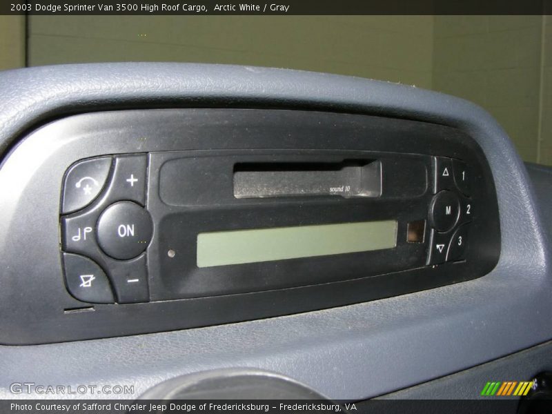 Arctic White / Gray 2003 Dodge Sprinter Van 3500 High Roof Cargo