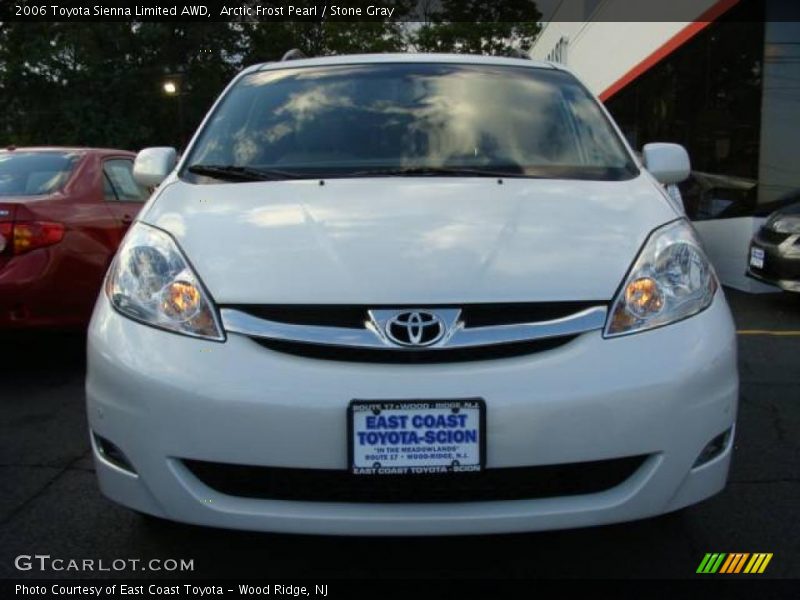 Arctic Frost Pearl / Stone Gray 2006 Toyota Sienna Limited AWD