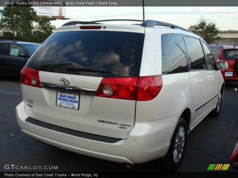 Arctic Frost Pearl / Stone Gray 2006 Toyota Sienna Limited AWD