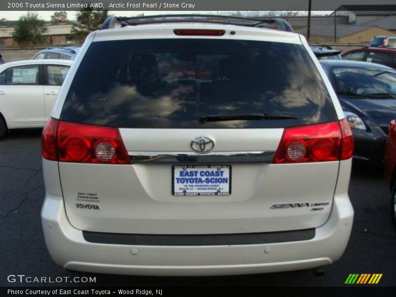 Arctic Frost Pearl / Stone Gray 2006 Toyota Sienna Limited AWD