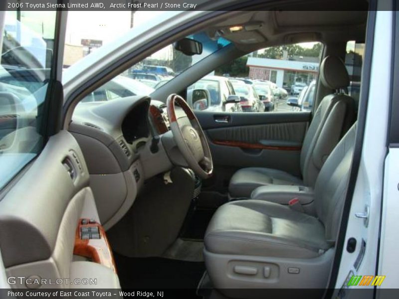 Arctic Frost Pearl / Stone Gray 2006 Toyota Sienna Limited AWD