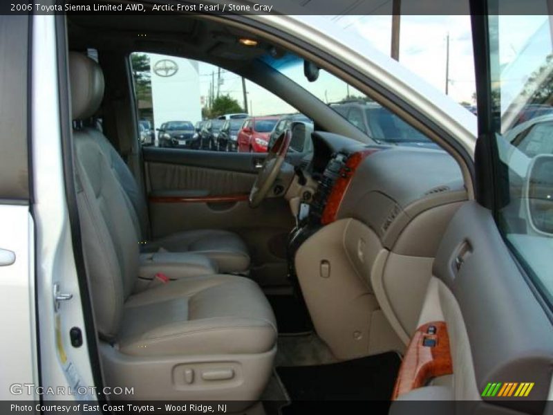 Arctic Frost Pearl / Stone Gray 2006 Toyota Sienna Limited AWD