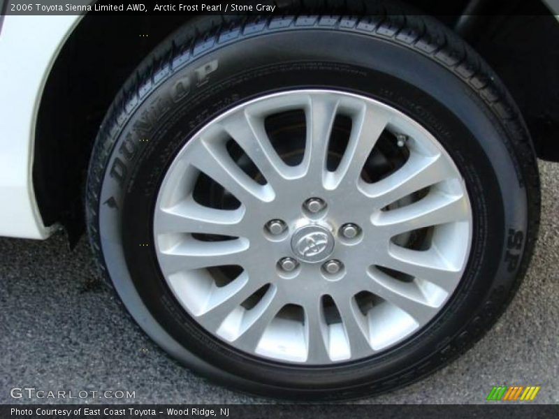 Arctic Frost Pearl / Stone Gray 2006 Toyota Sienna Limited AWD