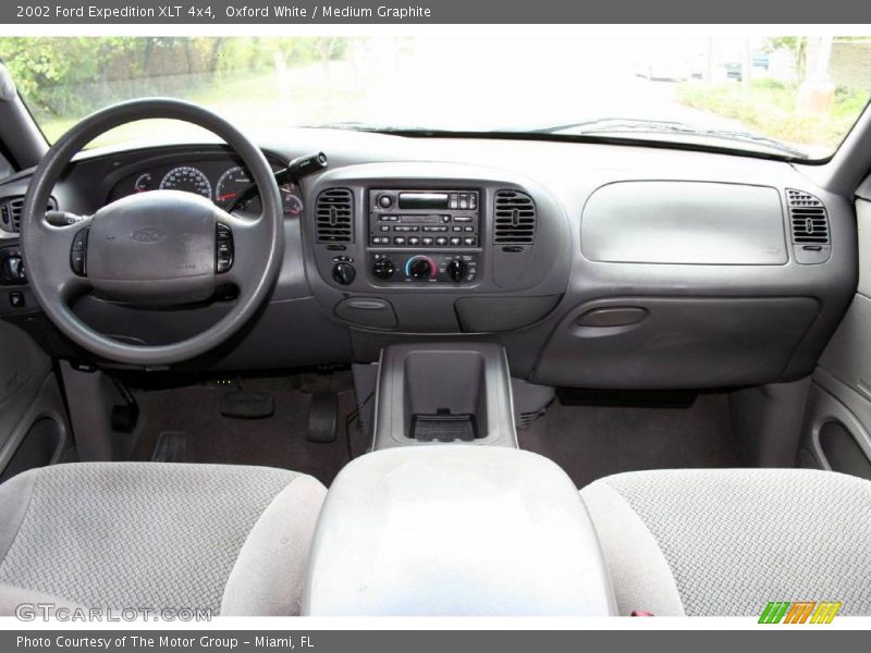Oxford White / Medium Graphite 2002 Ford Expedition XLT 4x4