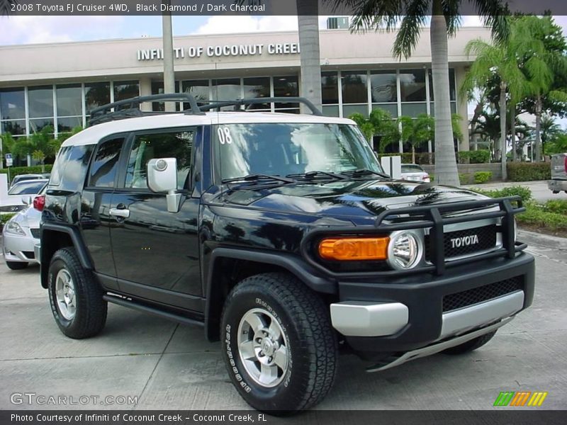 Black Diamond / Dark Charcoal 2008 Toyota FJ Cruiser 4WD