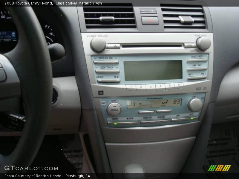 Classic Silver Metallic / Ash 2008 Toyota Camry Hybrid