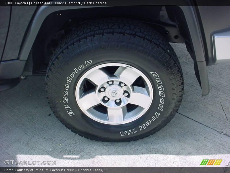 Black Diamond / Dark Charcoal 2008 Toyota FJ Cruiser 4WD