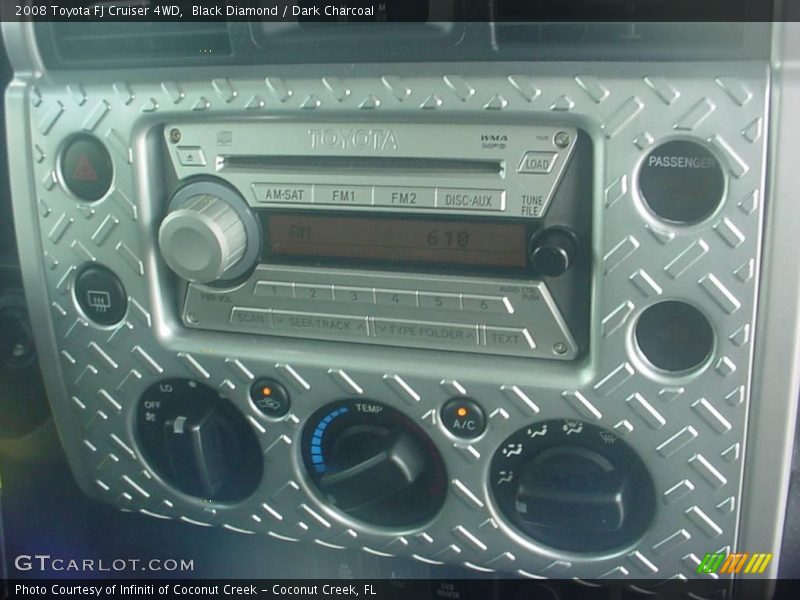 Black Diamond / Dark Charcoal 2008 Toyota FJ Cruiser 4WD