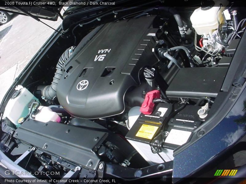 Black Diamond / Dark Charcoal 2008 Toyota FJ Cruiser 4WD