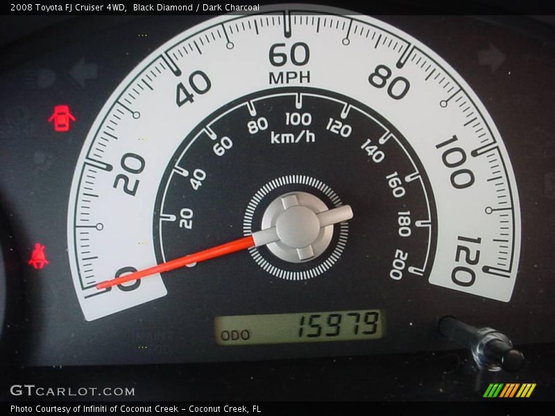 Black Diamond / Dark Charcoal 2008 Toyota FJ Cruiser 4WD