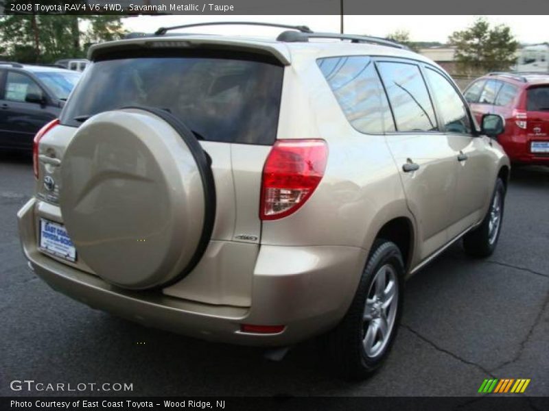 Savannah Metallic / Taupe 2008 Toyota RAV4 V6 4WD