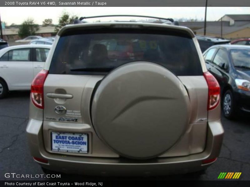 Savannah Metallic / Taupe 2008 Toyota RAV4 V6 4WD