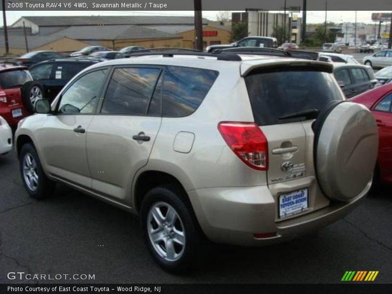 Savannah Metallic / Taupe 2008 Toyota RAV4 V6 4WD