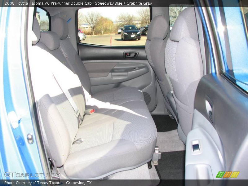 Speedway Blue / Graphite Gray 2008 Toyota Tacoma V6 PreRunner Double Cab