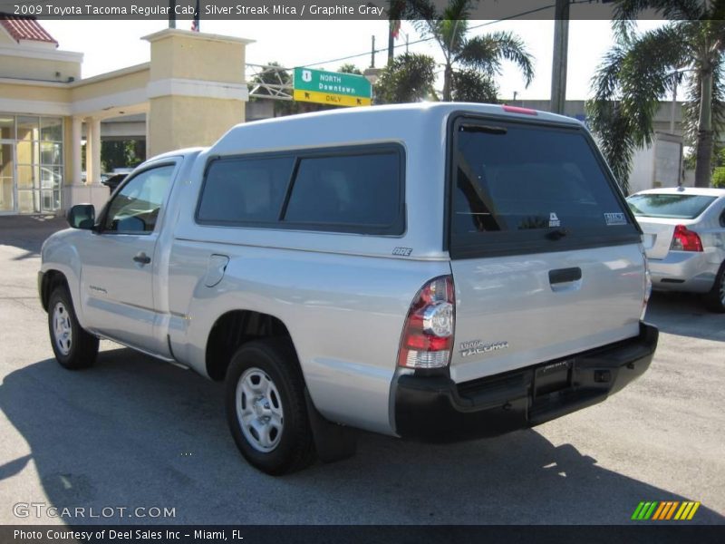 Silver Streak Mica / Graphite Gray 2009 Toyota Tacoma Regular Cab