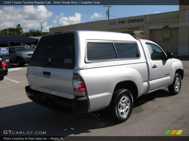 Silver Streak Mica / Graphite Gray 2009 Toyota Tacoma Regular Cab