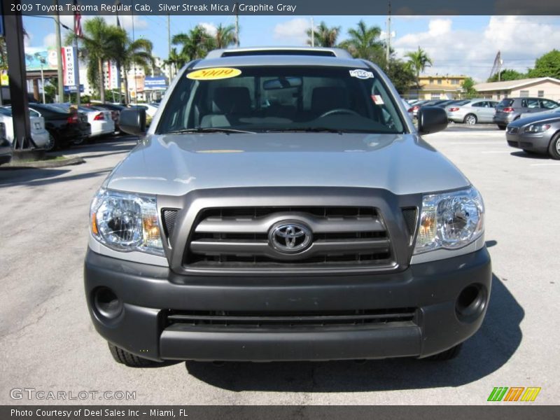 Silver Streak Mica / Graphite Gray 2009 Toyota Tacoma Regular Cab