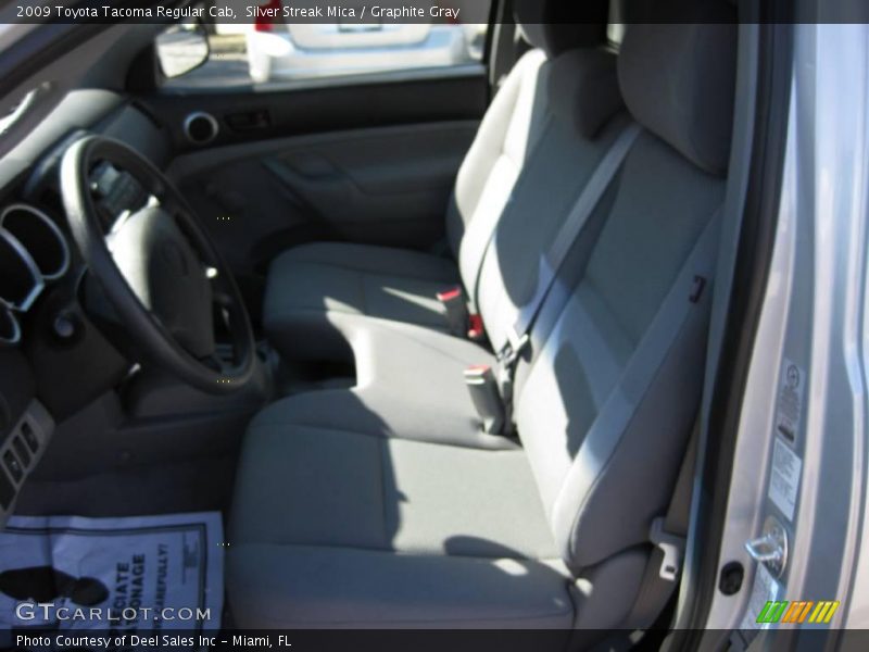 Silver Streak Mica / Graphite Gray 2009 Toyota Tacoma Regular Cab