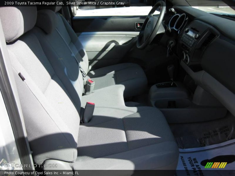Silver Streak Mica / Graphite Gray 2009 Toyota Tacoma Regular Cab