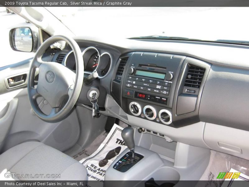 Silver Streak Mica / Graphite Gray 2009 Toyota Tacoma Regular Cab
