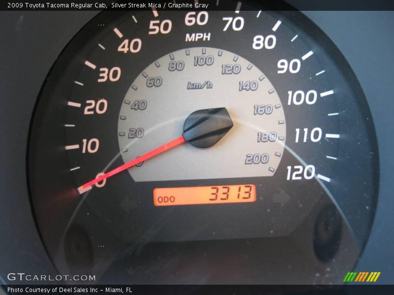 Silver Streak Mica / Graphite Gray 2009 Toyota Tacoma Regular Cab