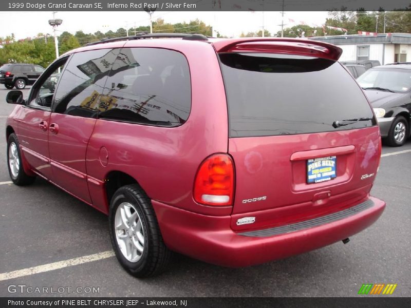 Inferno Red Pearl / Silver Fern 1999 Dodge Grand Caravan SE