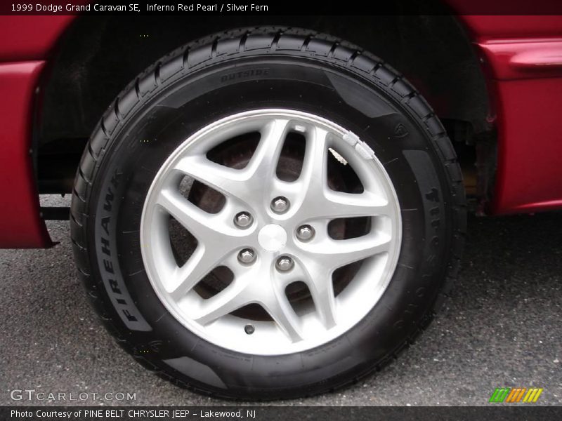 Inferno Red Pearl / Silver Fern 1999 Dodge Grand Caravan SE