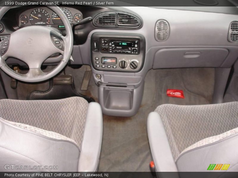 Inferno Red Pearl / Silver Fern 1999 Dodge Grand Caravan SE