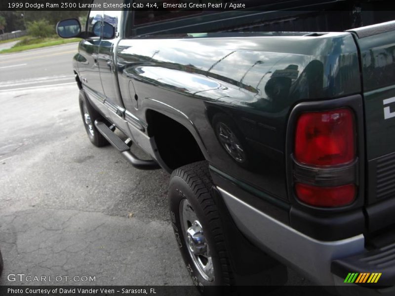 Emerald Green Pearl / Agate 1999 Dodge Ram 2500 Laramie Extended Cab 4x4