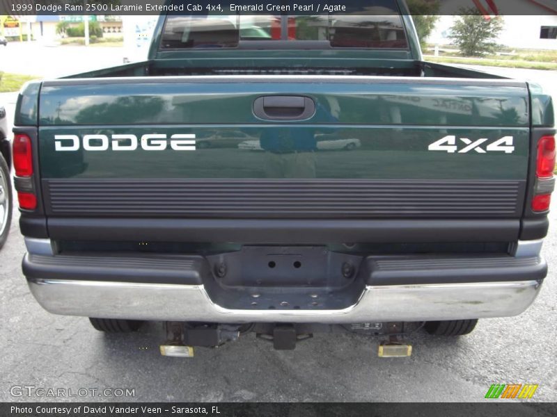 Emerald Green Pearl / Agate 1999 Dodge Ram 2500 Laramie Extended Cab 4x4