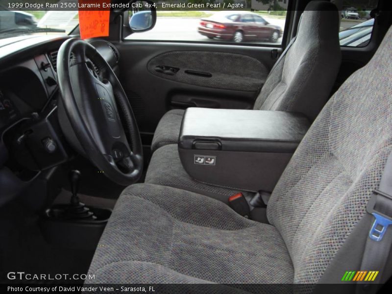 Emerald Green Pearl / Agate 1999 Dodge Ram 2500 Laramie Extended Cab 4x4