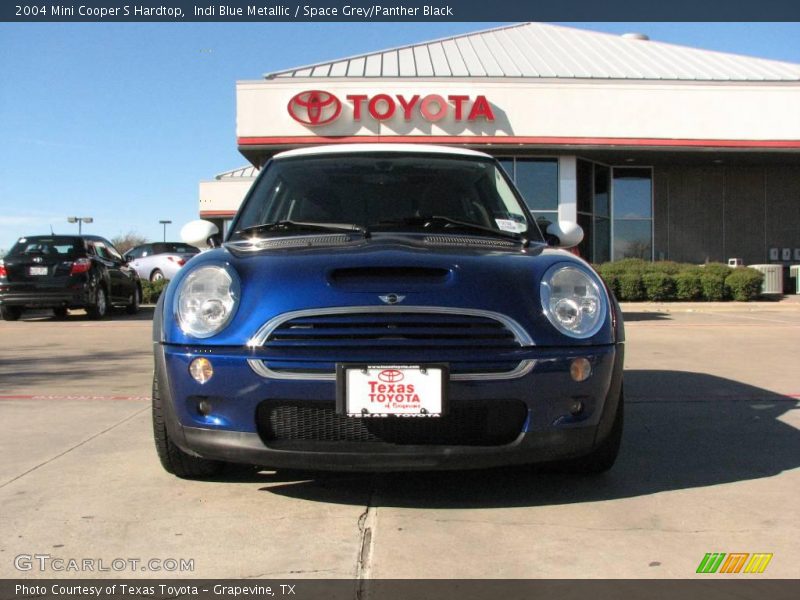 Indi Blue Metallic / Space Grey/Panther Black 2004 Mini Cooper S Hardtop