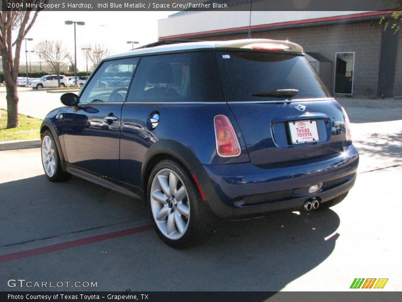 Indi Blue Metallic / Space Grey/Panther Black 2004 Mini Cooper S Hardtop