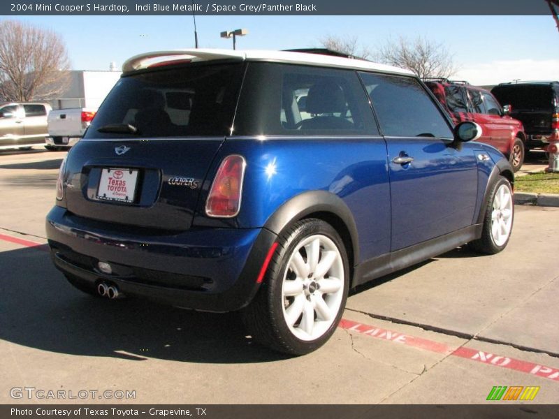 Indi Blue Metallic / Space Grey/Panther Black 2004 Mini Cooper S Hardtop