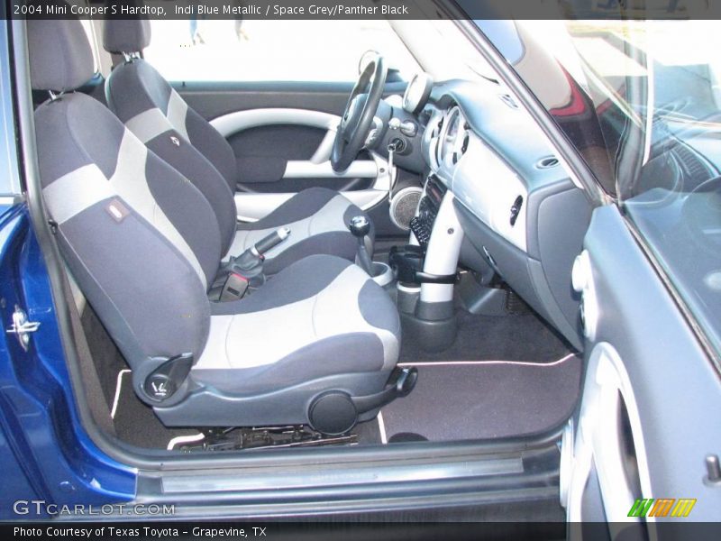 Indi Blue Metallic / Space Grey/Panther Black 2004 Mini Cooper S Hardtop