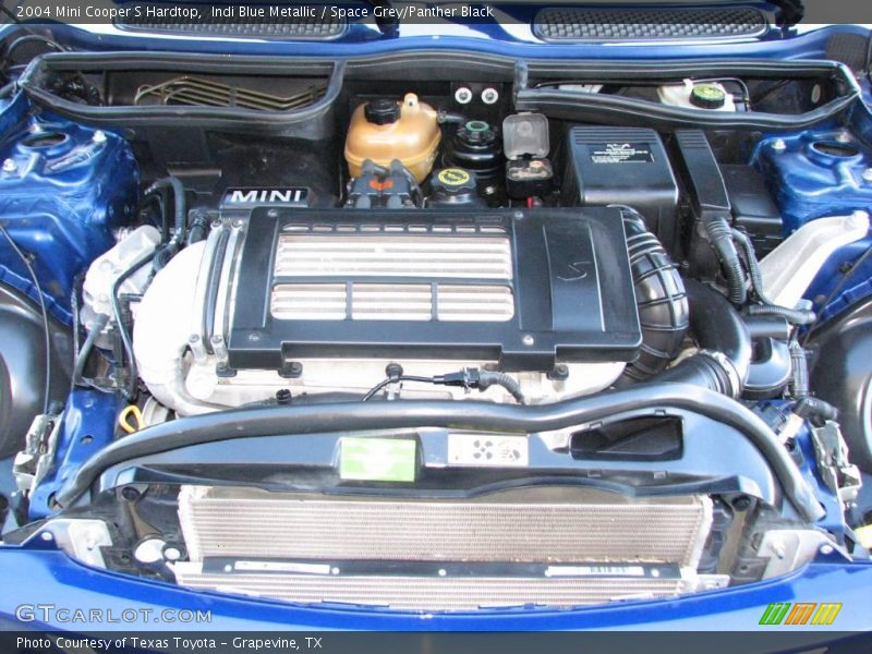 Indi Blue Metallic / Space Grey/Panther Black 2004 Mini Cooper S Hardtop