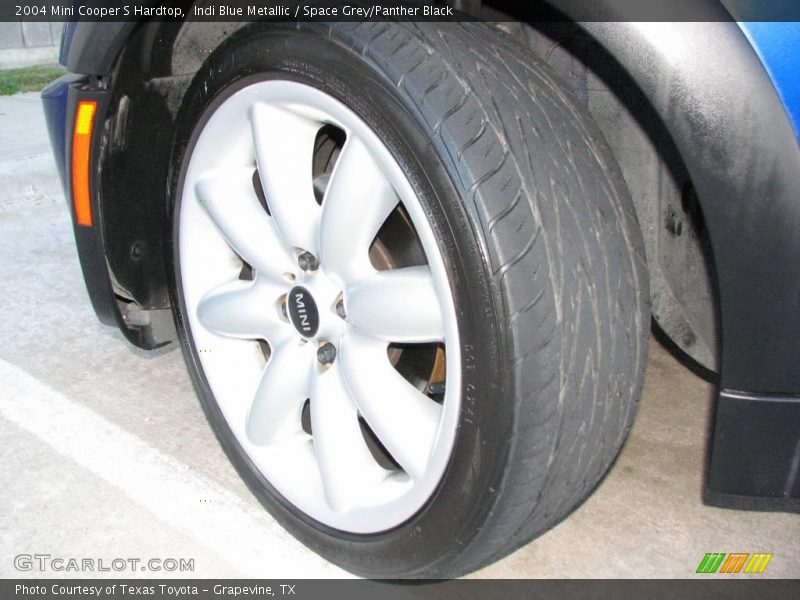 Indi Blue Metallic / Space Grey/Panther Black 2004 Mini Cooper S Hardtop