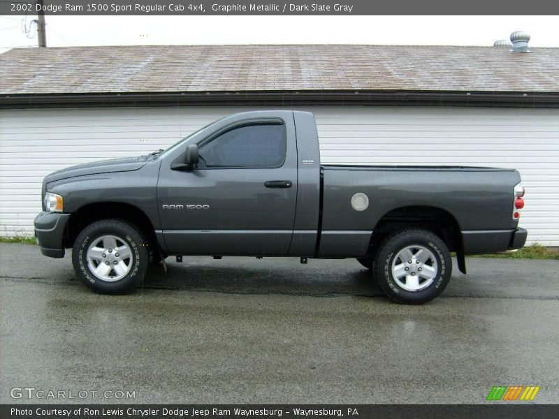 Graphite Metallic / Dark Slate Gray 2002 Dodge Ram 1500 Sport Regular Cab 4x4