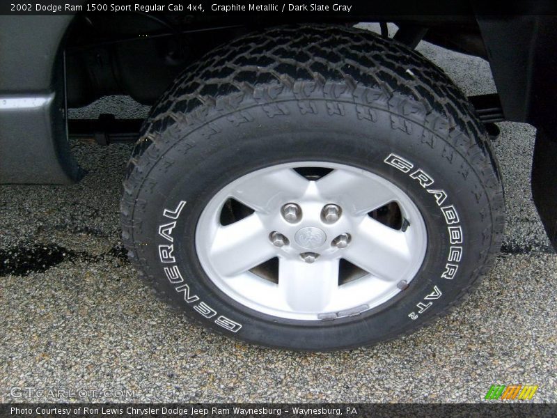 Graphite Metallic / Dark Slate Gray 2002 Dodge Ram 1500 Sport Regular Cab 4x4