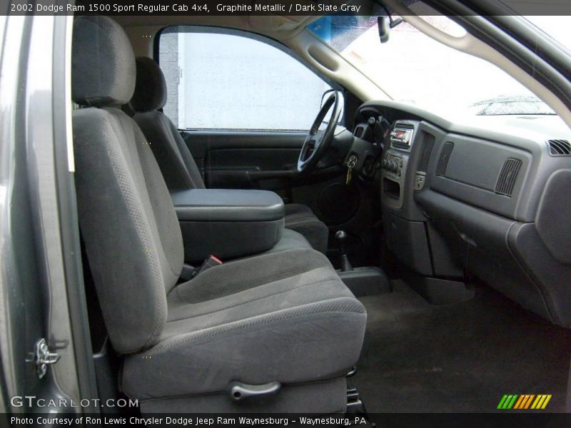 Graphite Metallic / Dark Slate Gray 2002 Dodge Ram 1500 Sport Regular Cab 4x4