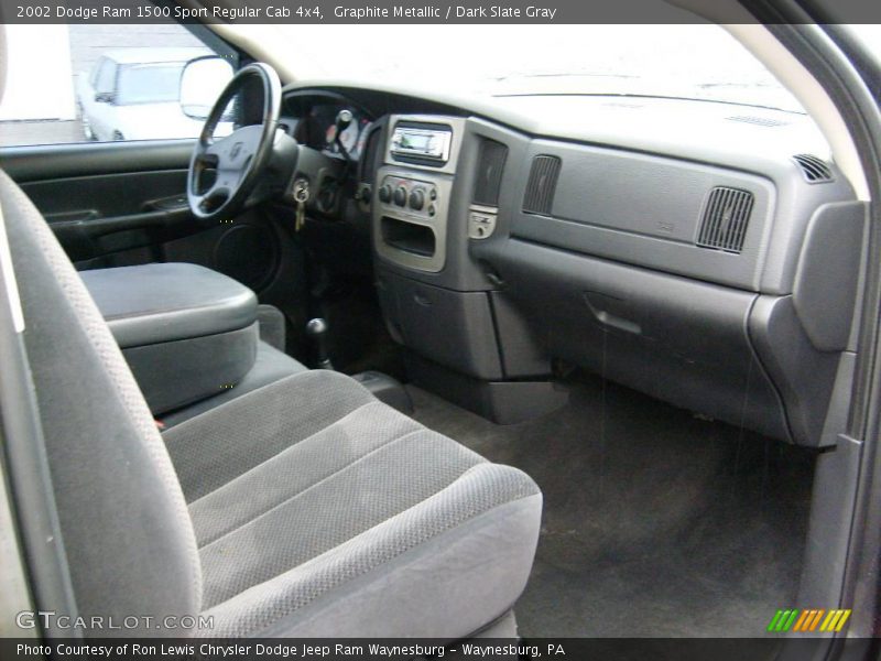 Graphite Metallic / Dark Slate Gray 2002 Dodge Ram 1500 Sport Regular Cab 4x4