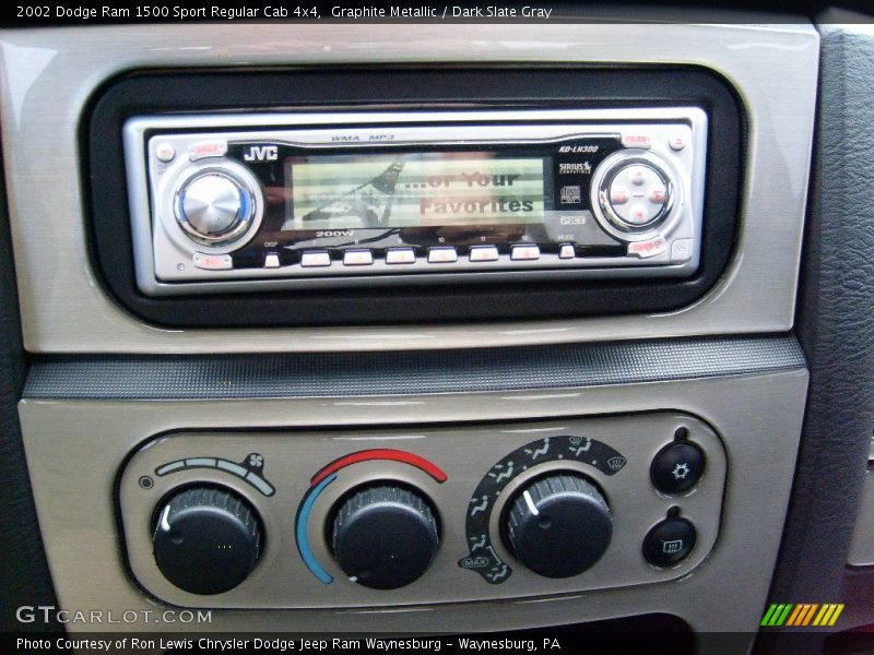 Graphite Metallic / Dark Slate Gray 2002 Dodge Ram 1500 Sport Regular Cab 4x4